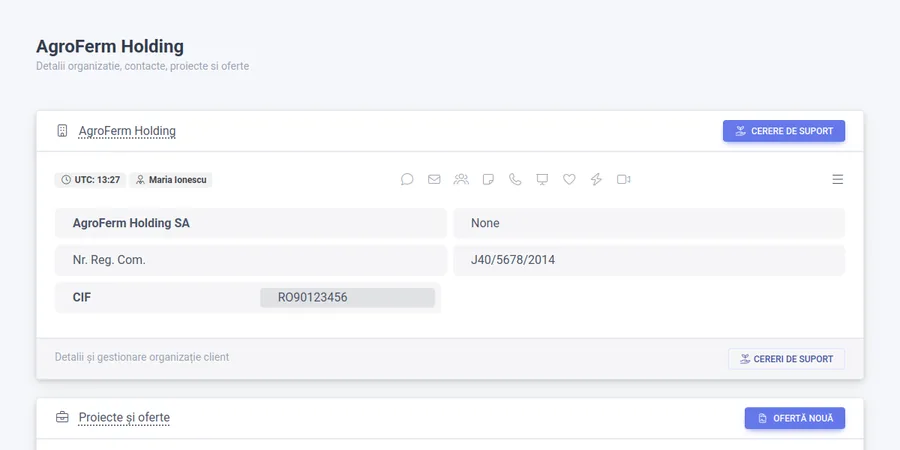 Project management view